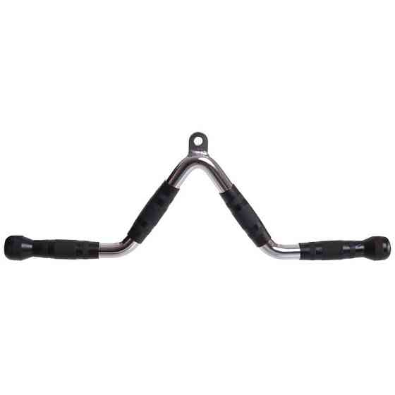 Рукоятка для тяги на трицепс V-образная обрезиненная Zelart 2739 Киев