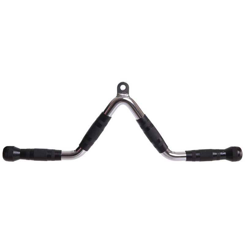 Рукоятка для тяги на трицепс V-образная обрезиненная Zelart 2739 Киев - изображение 3