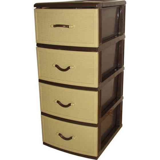 Комод пластиковий Стиль (Style) 4 ящики. 87х37х47 Одеса