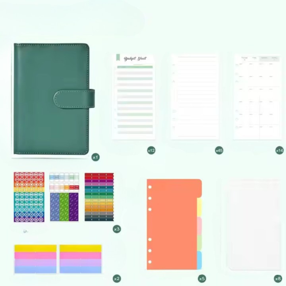 Блокнот-планер финансовый формат А6,планер бюджета и хранения денег,органайзер для ведения учётов Каменец-Подольский