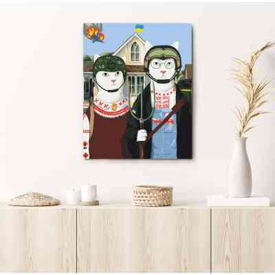 Картина по номерам Orner Українська Котика 40х50 см (orner-1675) Вінниця