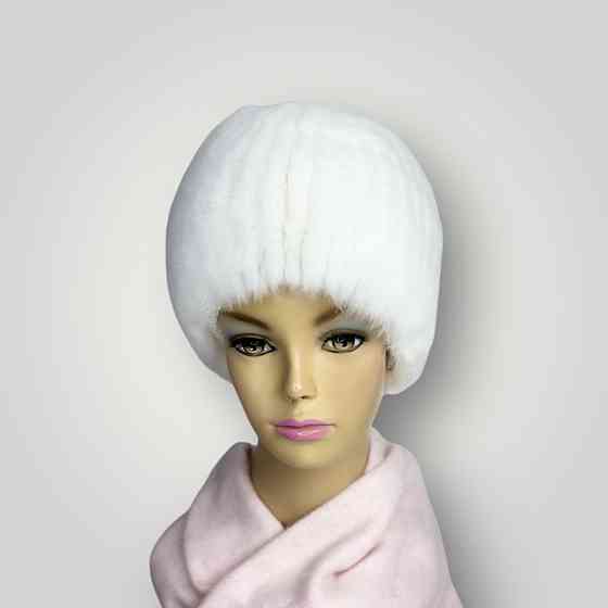 Шапка хутряна жіноча сніп Rex Каролина Білий Харків