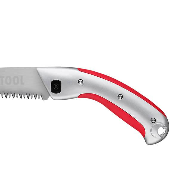 Ножовка садовая изогнутая, 330 мм, с металлической ручкой, пластиковый чехол INTERTOOL HT-3146 Киев - изображение 3