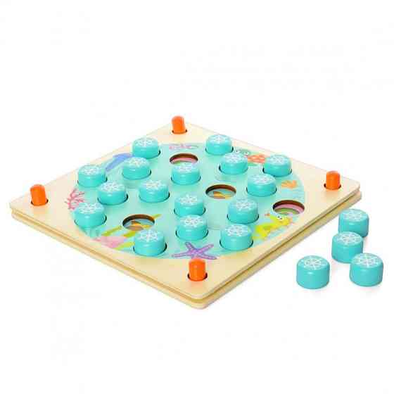 Детская развивающая деревянная игрушка MD 2785 карточки 10 шт Винница