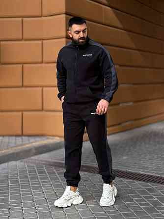 Мужской костюм на змейке L-XL, Черный Одесса