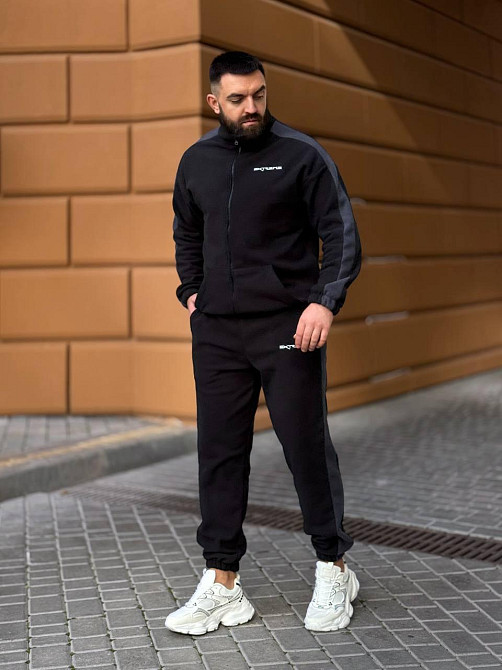 Мужской костюм на змейке L-XL, Черный Одесса - изображение 3