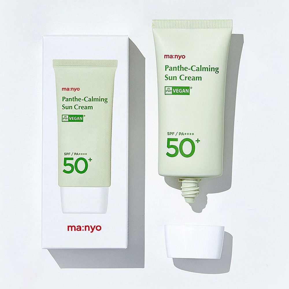Сонцезахисний крем з пантенолом Panthe Calming Sun Cream SPF/PA++++ 50+ Manyo 50 мл Київ - фото 1