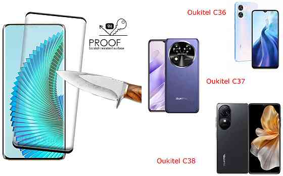 Захисне скло HyperGlass Pro для Oukitel C36, Oukitel C37, Oukitel C38 – максимальна чутливість та захист Київ