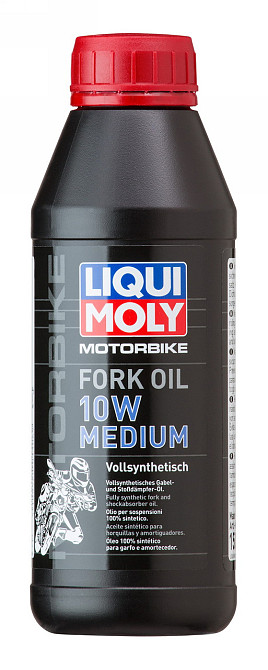 LIQUI MOLY 1506 Motorbike Fork Oil 10W Medium — Олива для мотоциклетних вилок та амортизаторів | Комфорт, стабільність та точне ке Ковель - фото 1