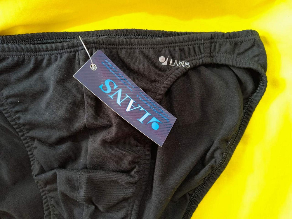 Труси чоловічі бавовна Міні (2 шт.) Lans 04/005 XXL, Чорний Київ - фото 3