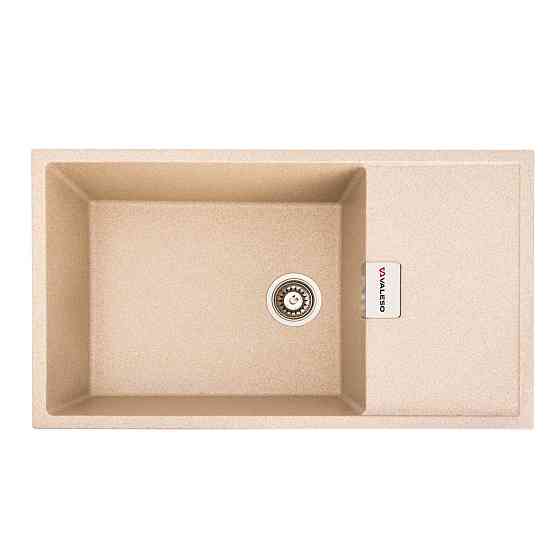 Гранітна мийка для кухні VALESO DIAMOND 8650 матова Сафарі Коломыя