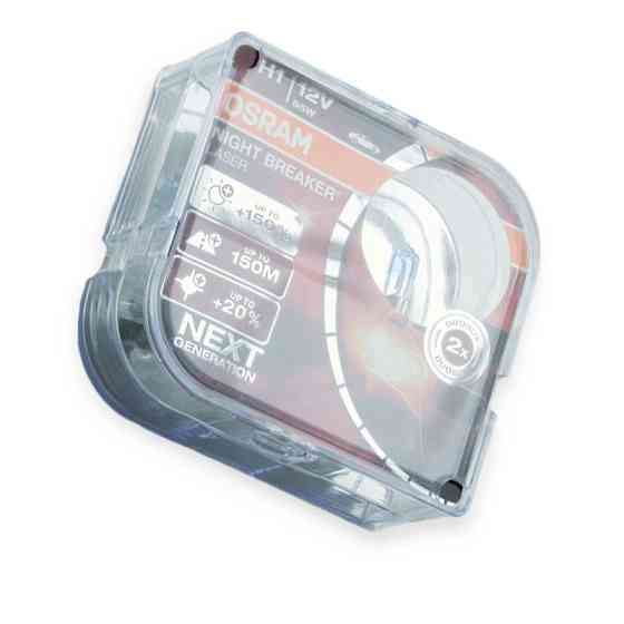 Автолампа 12V 55W Night Breaker Lazer 150% (2шт) H1 Мукачево
