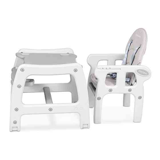 Стільчик для годування 5-в-1 Ricokids Sinco 57,5 х 104 см - сіро-білий Київ