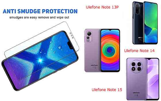 Защитное стекло NeoGlass для Ulefone Note 13P, Note 14, Note 15 – ультрапрозрачное и устойчивое Киев