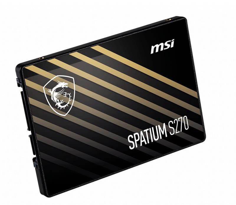 Накопичувач SSD  480GB MSI Spatium S270 2.5" SATAIII 3D TLC (S78-440E350-P83) Харків - фото 1