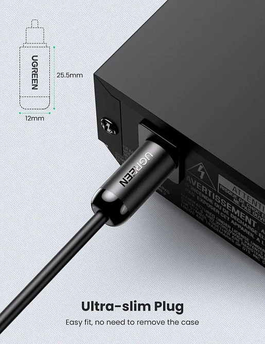 Аудіо кабель UGREEN AV122 Toslink оптичне волокно Audio Cable 2 м (Black)(UGR-70892) UGR-70892 Одеса - фото 6
