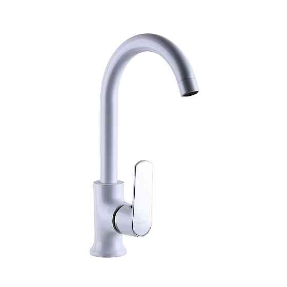 Смеситель для кухни Globus Lux Laguna GLA-0203SL-7-WHITE (000022567) Киев
