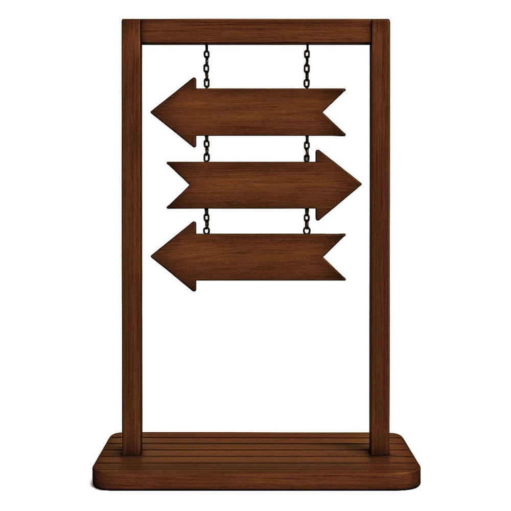 Напольная стрелка-указатель 