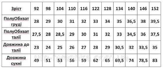 Комплект першокласниці р.110-146 Кривий Ріг