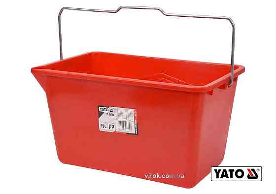 Відро для малярних робіт YATO : V= 19 л, з поділками літрів, пластикове [10] Одеса