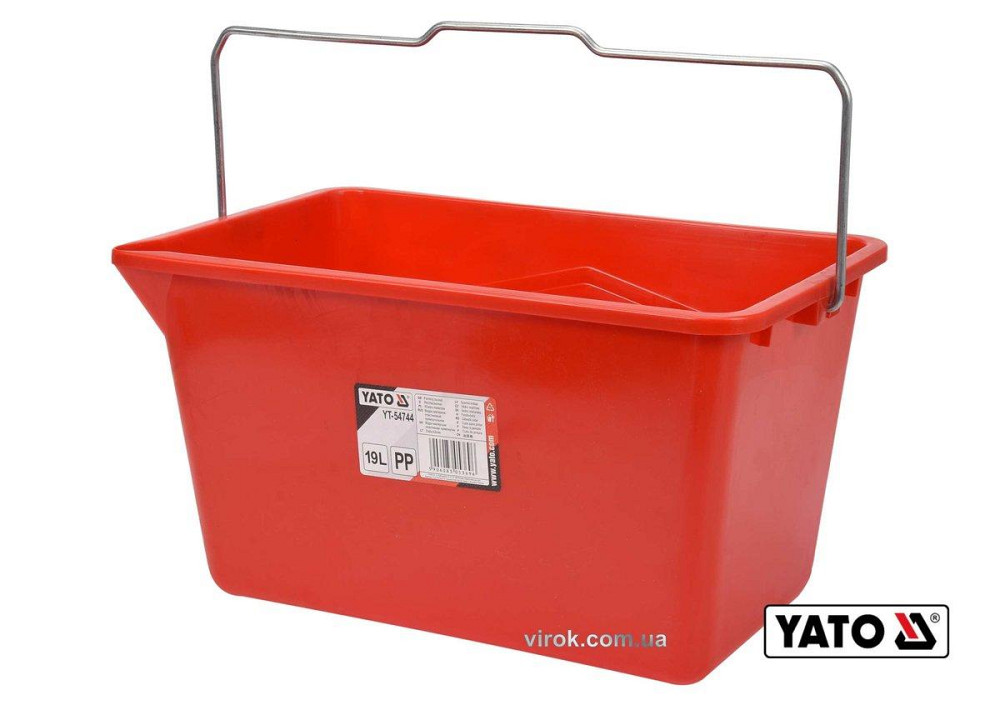 Відро для малярних робіт YATO : V= 19 л, з поділками літрів, пластикове [10] Одеса - фото 1