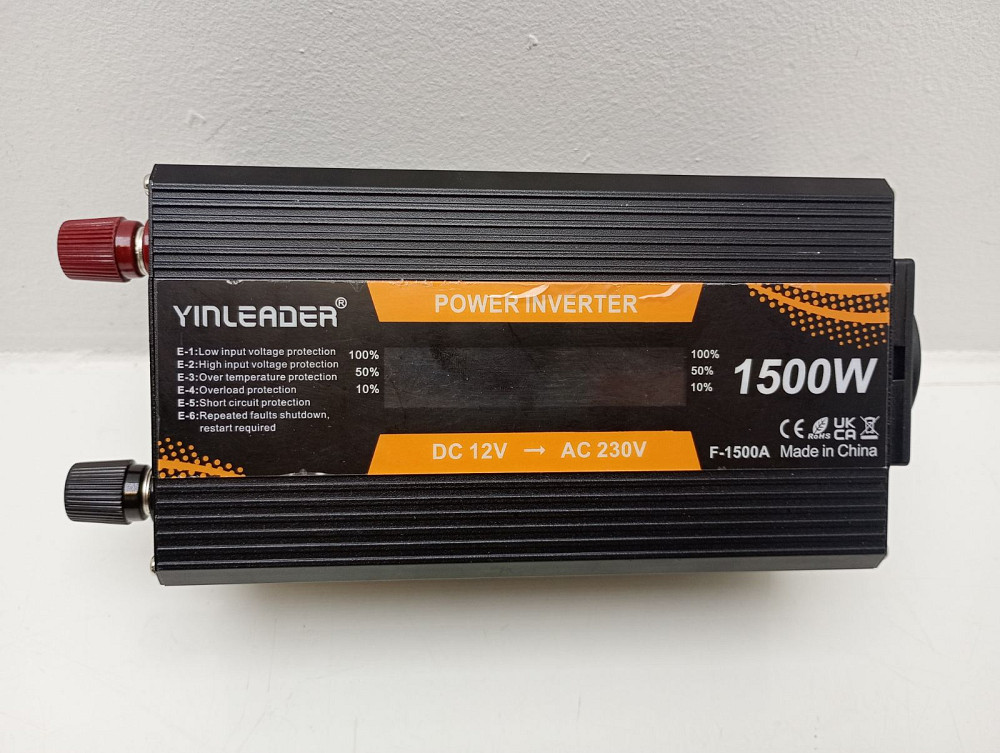Перетворювач напруги, інвертор Yinleader D-1500A 1500W (товар вживаний, некомплект) Луцк - изображение 1