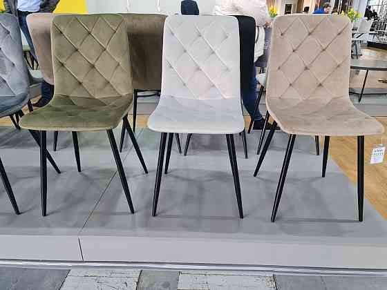 Стілець JERRY VELVET чорний каркас/сірий BL.14 Київ