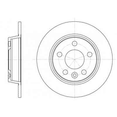 Тормозной диск REMSA 6453.00 Винница