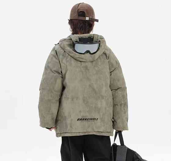 Детская зимняя курточка для мальчика с очками варенка на холлофайбери 128 Николаев