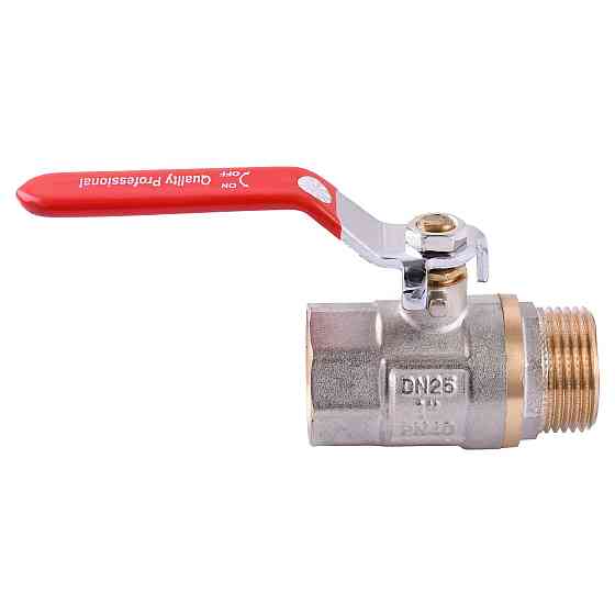 Кран кульовий прямий Q PROFESSIONAL 1″ ЗВ КР PN40 QP152 Луцк