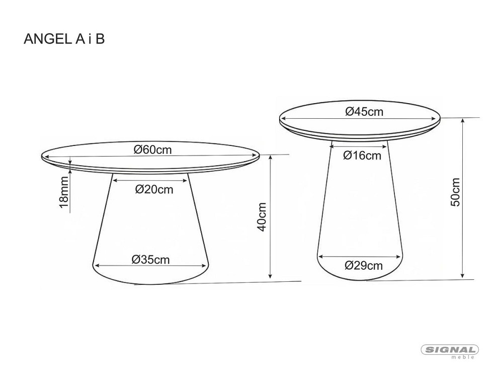 Журнальний столик ANGEL дуб д.60*40 Дніпро - фото 5