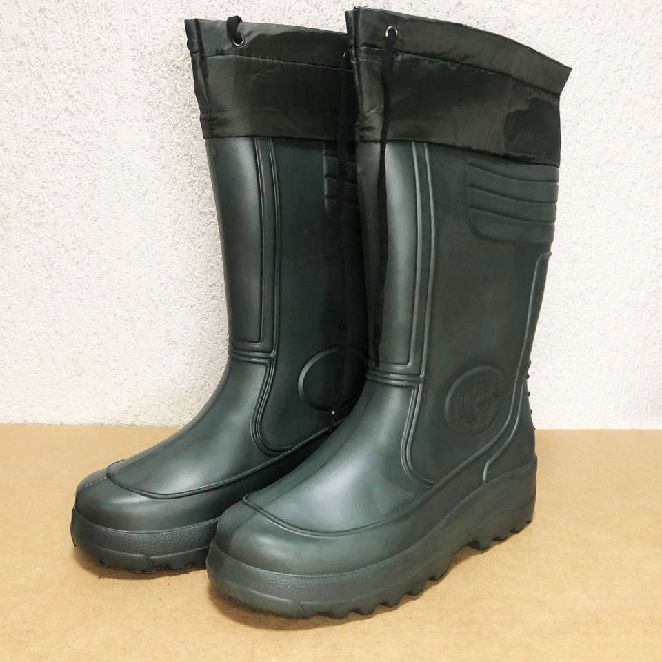 Чоловічі гумові чоботи для військових, Активні чоловічі чоботи для полювання Теплі гумові олива WL-54 Львів - фото 15