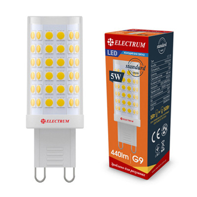 Лампочка Electrum 5W Cer LC-15 G9 4000K (A-LC-1898) Вінниця - фото 1