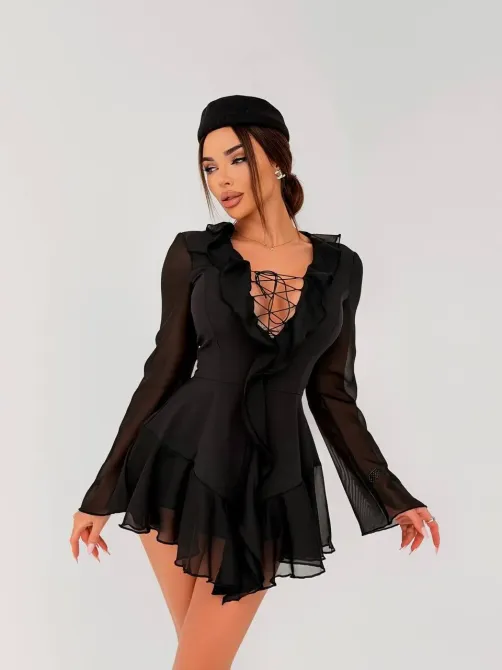 Платье-комбез женское из шифона и софта - идеальный вариант Одесса - изображение 2