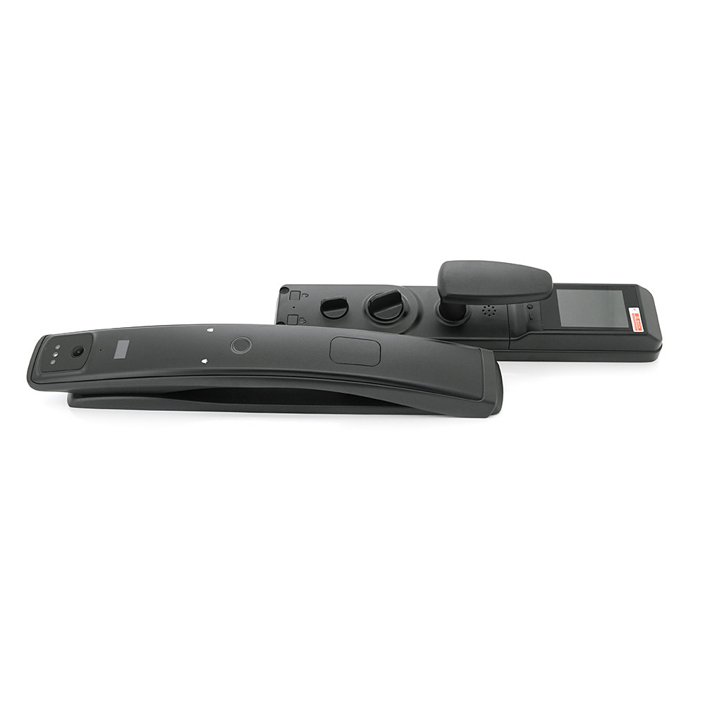 Розумний замок YOSO YO-K10 на АКБ 4200mA , Відбиток пальця/обличчя/код/карта/ключ/додаток ( врізна частина 6068) Матеріал алюміній Київ - фото 2