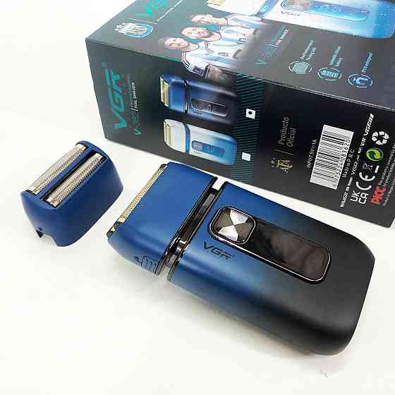 Мужская бритва на батарейках VGR, Мужская водонепроницаемая аккумуляторная бритва BP-32 Львов