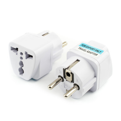 Перехідник Atcom UK/US-розетка - Евро-вилка (17441) Вінниця - фото 1