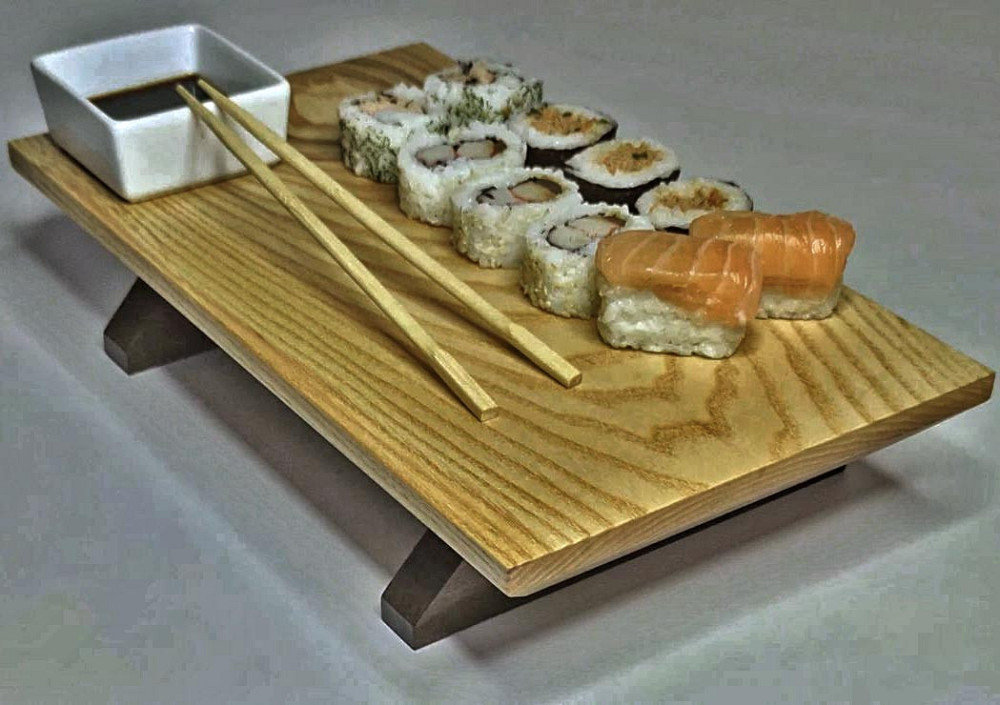 Дошка для подачі суші "Карама" сієна Миколаїв - фото 1