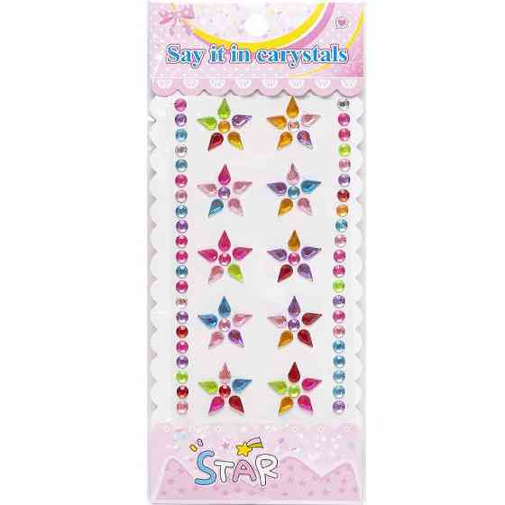 Наклейка камені "Зіроньки" XY-005 для авто, ноутбуків, телефонів Вид 6 Вінниця