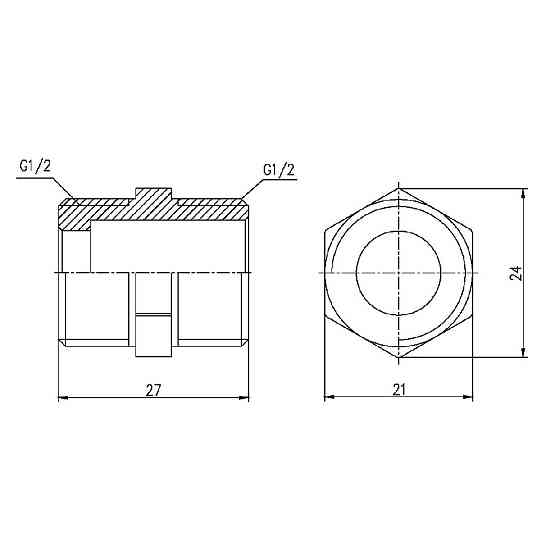 Ніпель Thermo Alliance Forte 1/2" SF35815 Київ