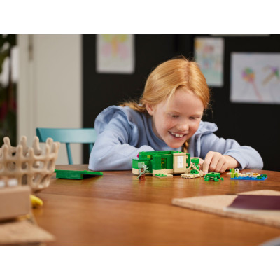 Конструктор LEGO Minecraft Пляжный дом в форме черепахи 234 деталей (21254) Винница - изображение 3