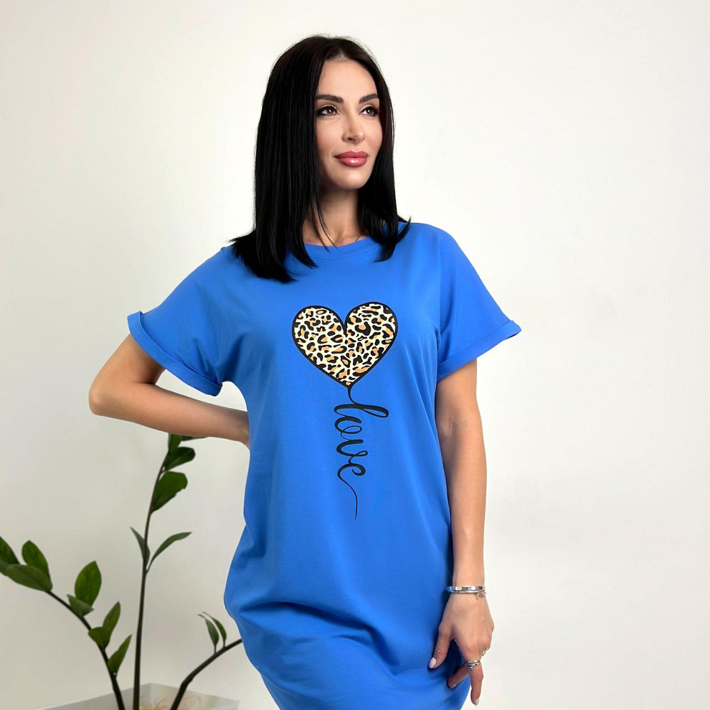 Жіноча сукня з малюнком "Passion" оптом | Норма і батал Київ - фото 3