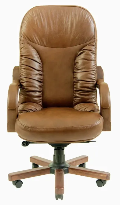 Офісне Крісло Керівника Richman Buford Madras Marrone Wood Lux М2 AnyFix Світло-коричневий Київ - фото 2