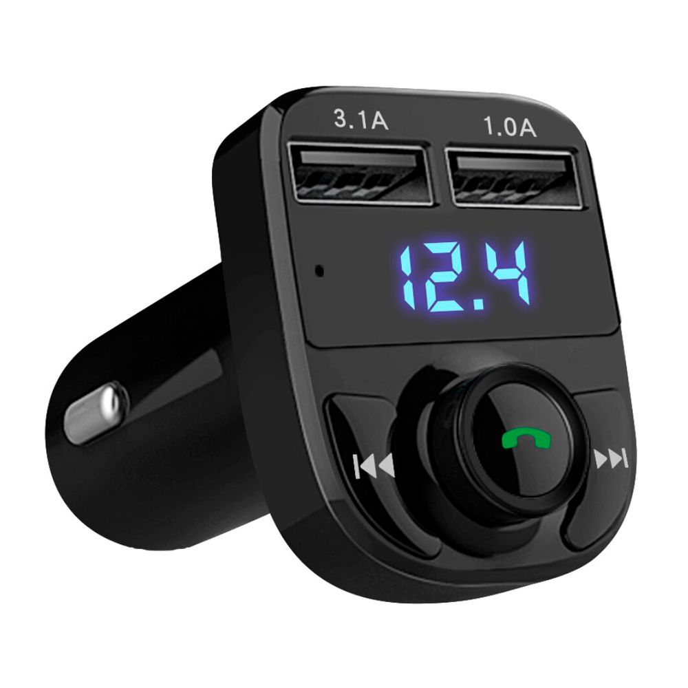 ФМ-трансмиттер с Bluetooth, CAR X8 BT, с 2-мя USB / Автомобильный FM модулятор с подсветкой Киев - изображение 6