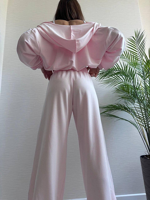 Женский прогулочный костюм тройка: кофта топ и штаны  двунить + микродайвинг Одесса - изображение 8