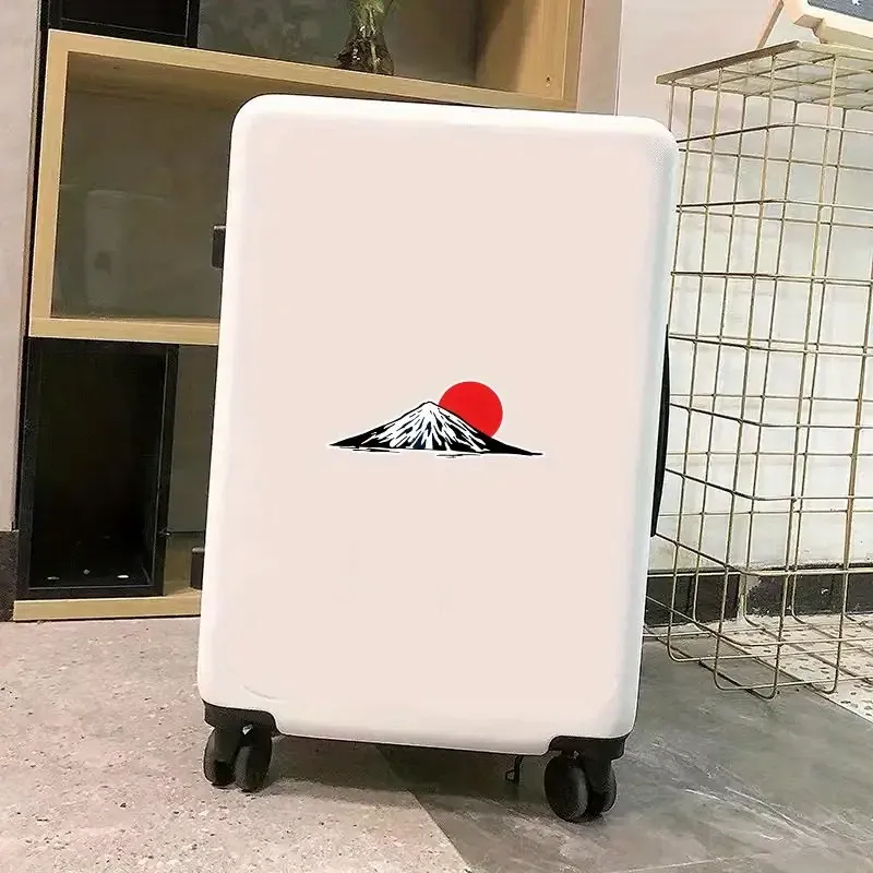 Виниловая наклейка Mount Fuji – декоративная наклейка с горой Фудзи и красным солнцем, 1 шт Киев - изображение 7