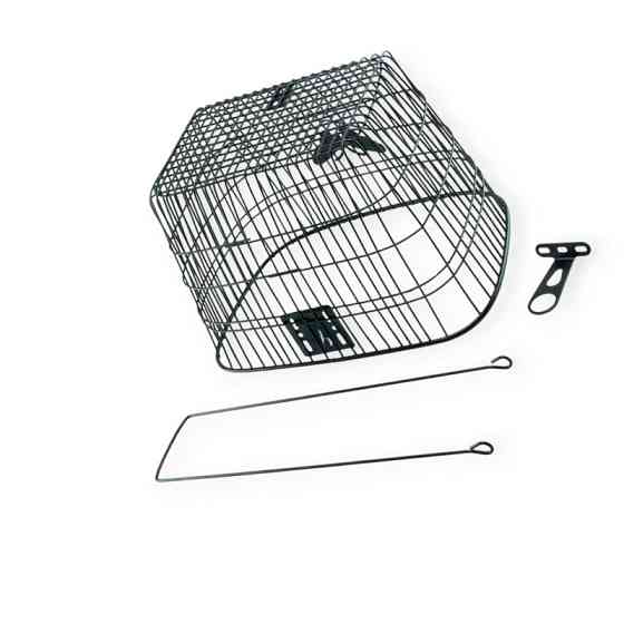 Велокорзина передняя бабочка черная (с креплением) 28 Мукачево