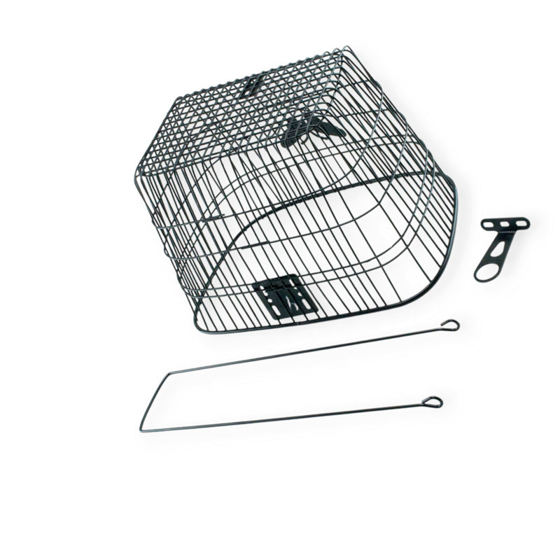 Велокорзина передняя бабочка черная (с креплением) 28 Мукачево - изображение 1