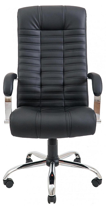 Офісне Крісло Керівника Richman Atlant Fly 2230 Хром М3 MultiBlock Чорний Київ - фото 2