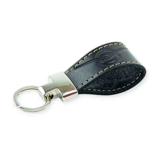 Брелок uaz шкіряний тиснений чорний, прострочений, метал. затискач Мукачево